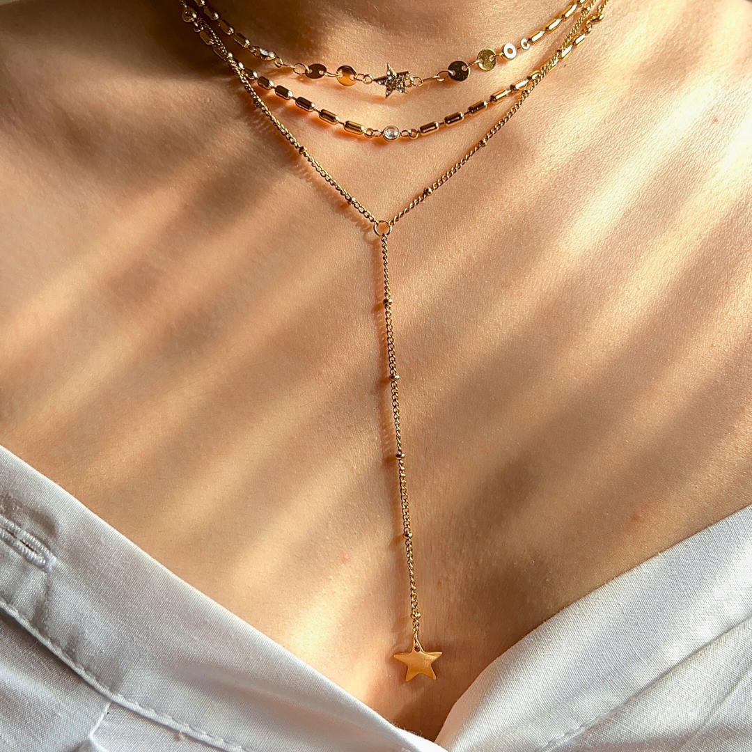 Collar Y Triple con Estrella