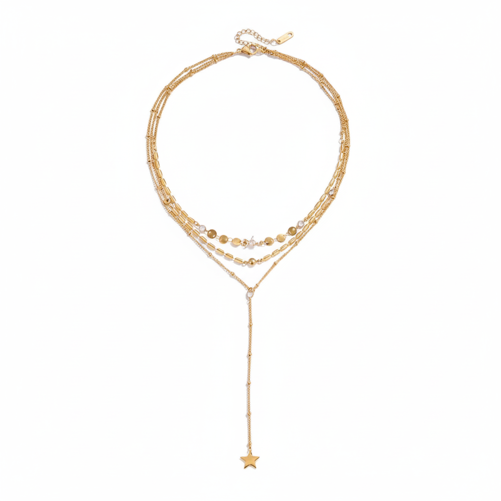 Collar Y Triple con Estrella