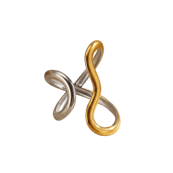 Anillo Infinito Bicolor