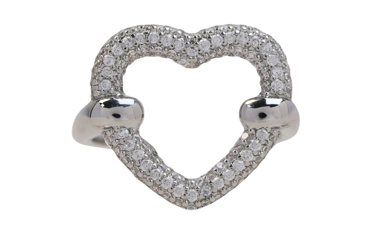 Heart Ring Silver