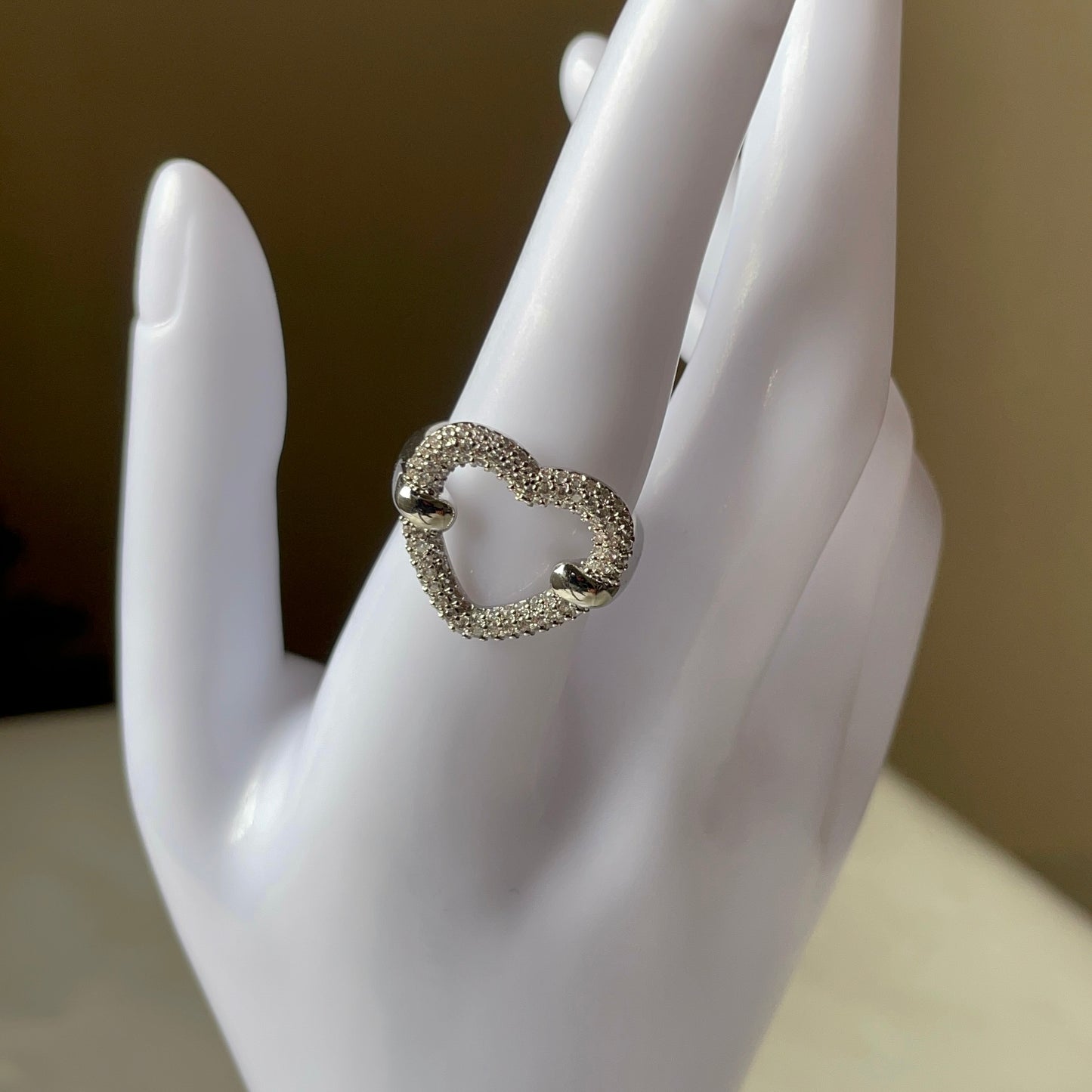 Heart Ring Silver