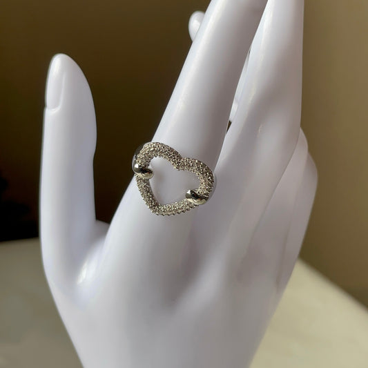 Heart Ring Silver