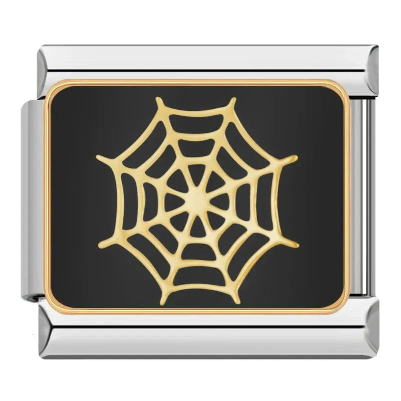 Charm Telaraña Dorada