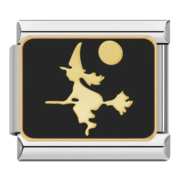 Charm Bruja Volando con Luna