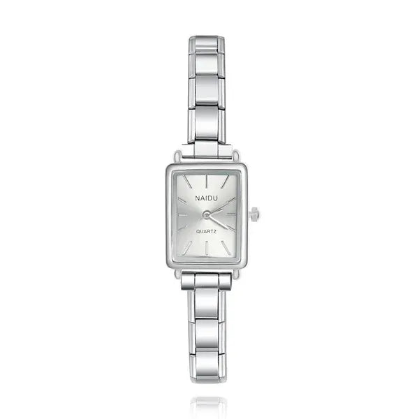 Reloj Milano Plata – Edición Cristal